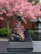 Samurái Arrodillado color cobre 17.5cm - Miniatura 2