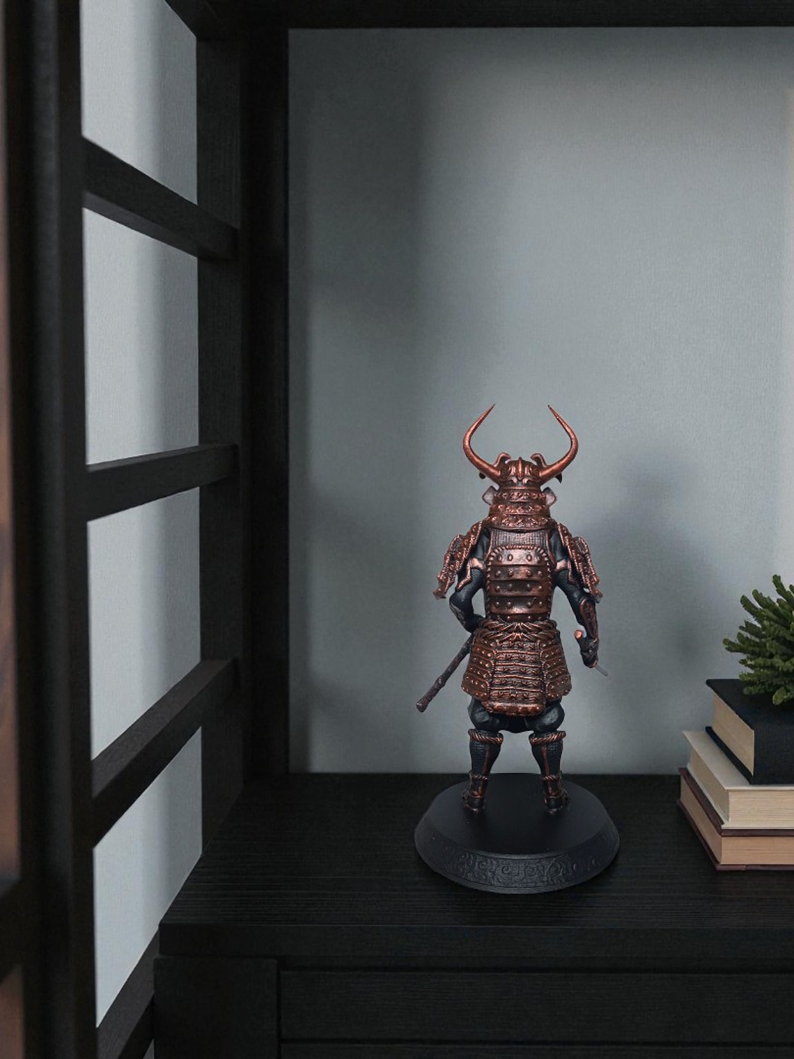 Figura Samurái color cobre 16.5 cm 3