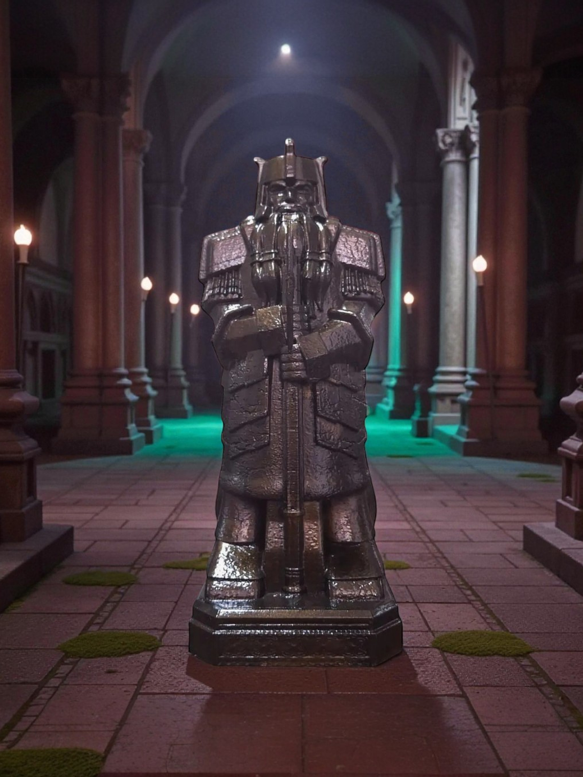 Estatua de la Guardia de Erebor - El Señor de los Anillos- 23 cm 1