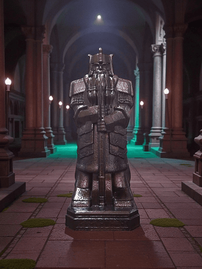 Estatua de la Guardia de Erebor - El Señor de los Anillos- 23 cm