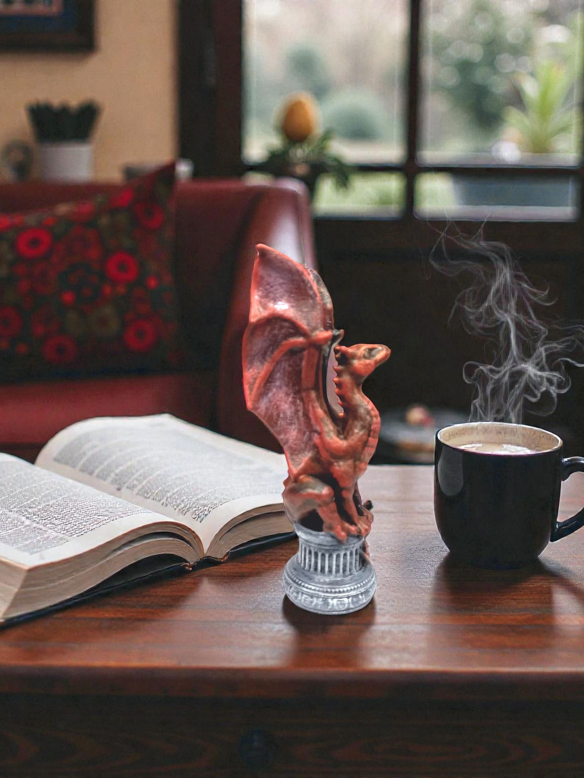 Figura Dragón Rojo 15cm 3