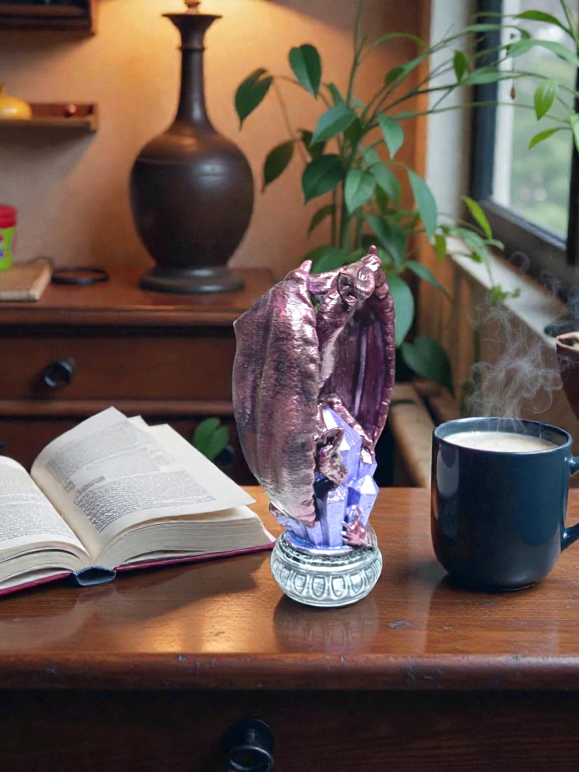 Figura Dragón Dos Cabezas 15cm 2