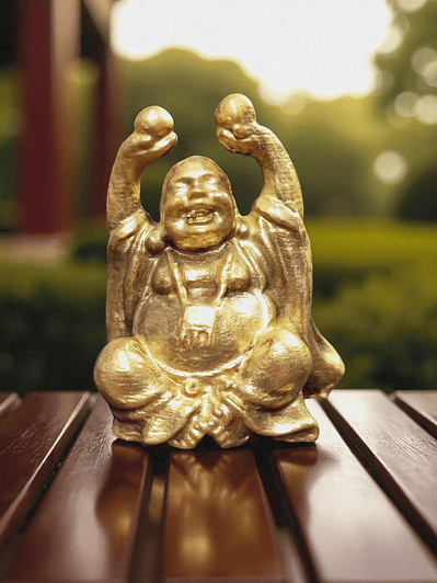 Buda de la Suerte Prosperidad e iluminación 10cm