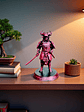 Figura Samurái color violeta 16 cm - Miniatura 1