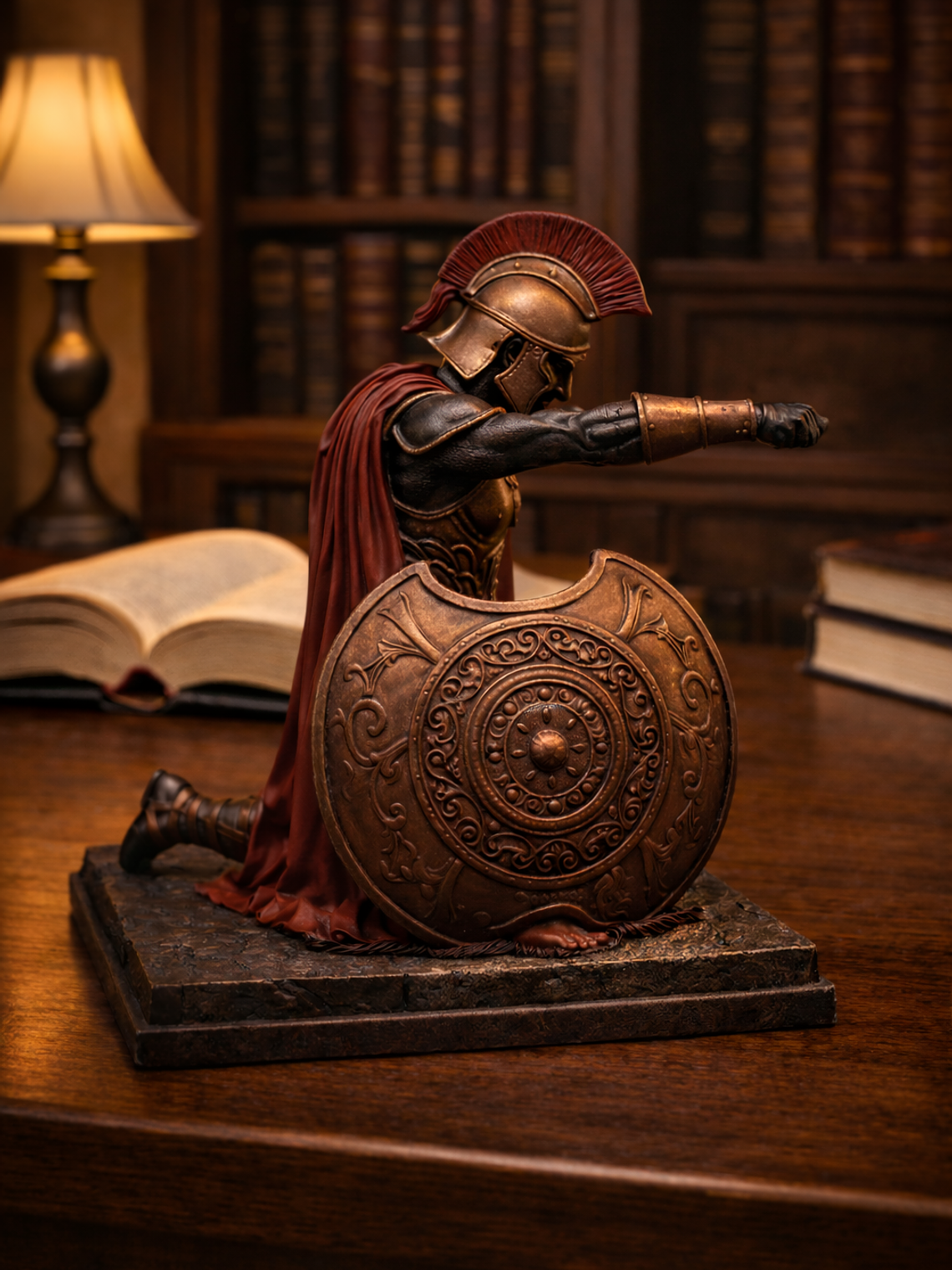 Portalápiz Soldado Espartano 18cm 1