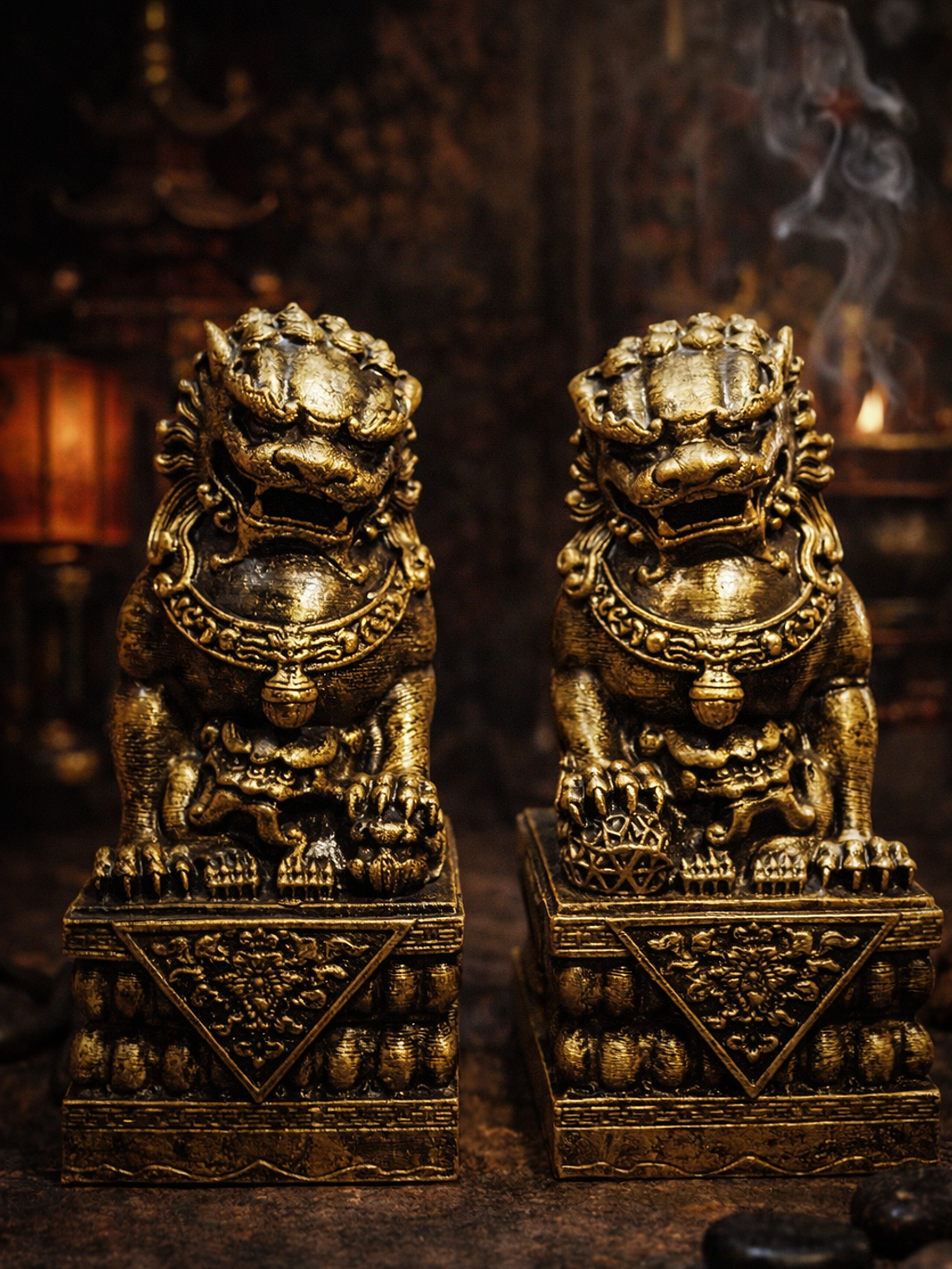 2 Perros Fu o Leones de Buda 2