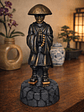 Figura decorativa monje errante japonés 15cm - Miniatura 1