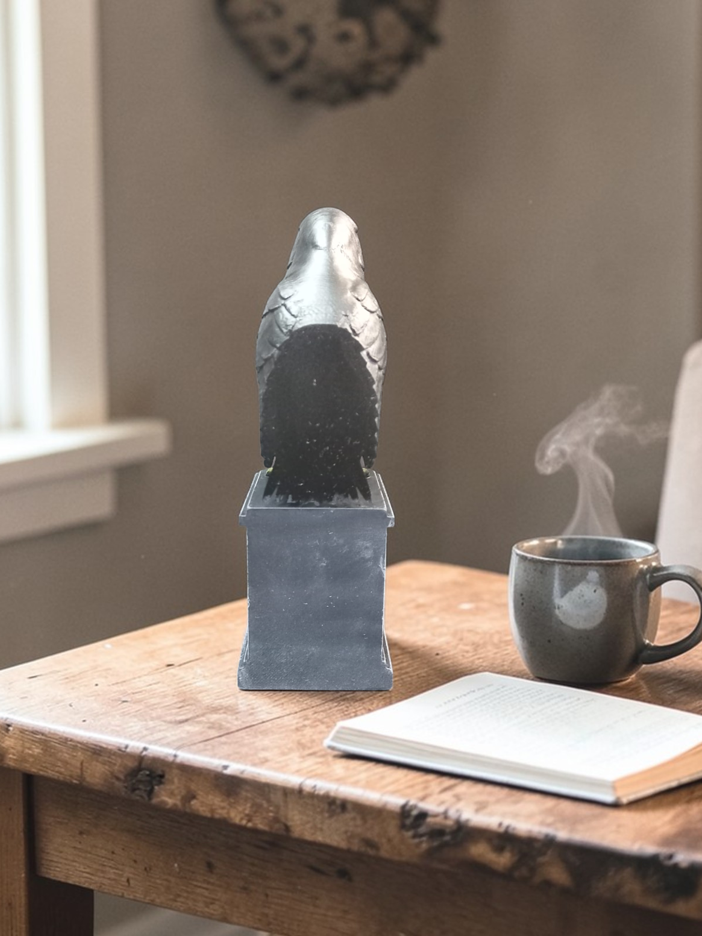 Sujetalibros par de cuervos  4