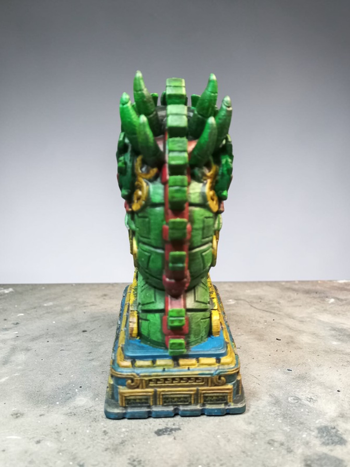 Figura decorativa Mesoamérica Quetzalcóatl 13cm 6