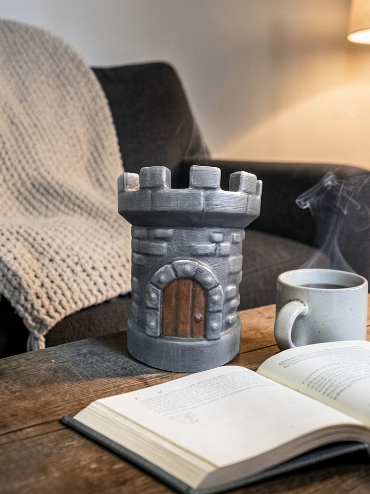 Portalápiz Torre de Castillo medieval 13 cm 2