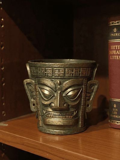 Portalápiz Máscara de Sanxingdui 10cm