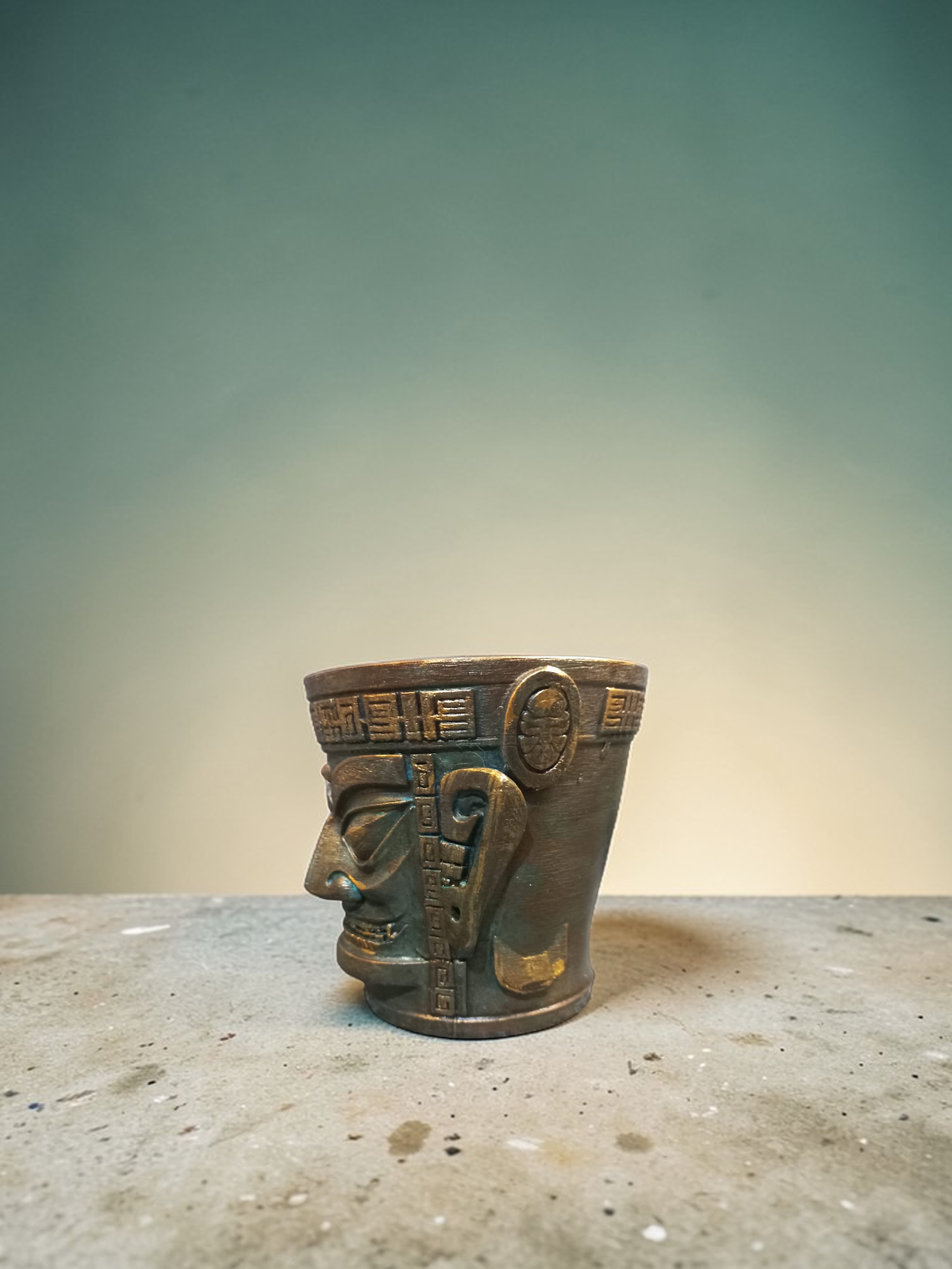 Portalápiz Máscara de Sanxingdui 10cm 2