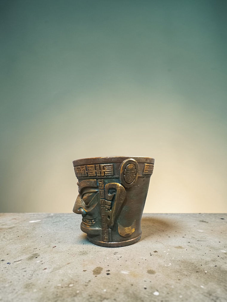 Portalápiz Máscara de Sanxingdui 10cm 2