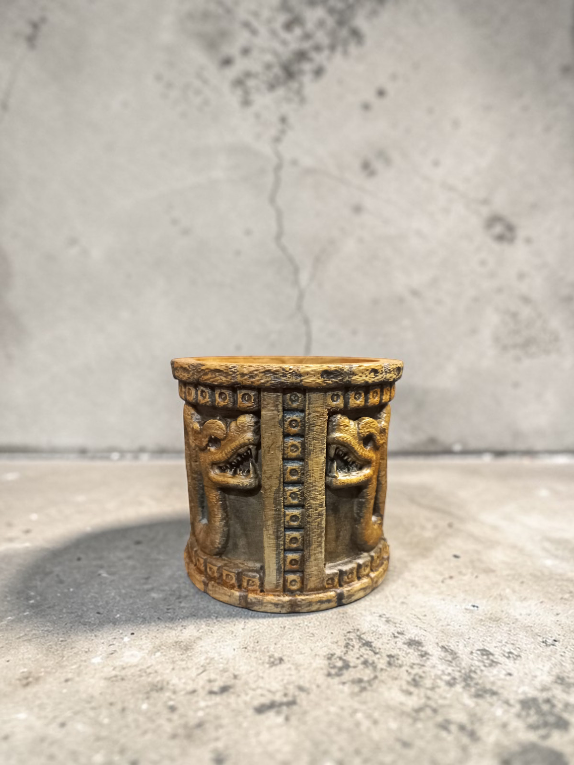 Portalápiz Serpiente Azteca Maquizcóatl 10cm 4