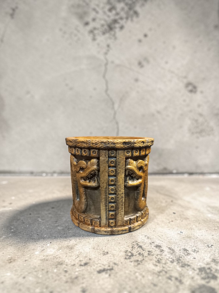 Portalápiz Serpiente Azteca Maquizcóatl 10cm 4