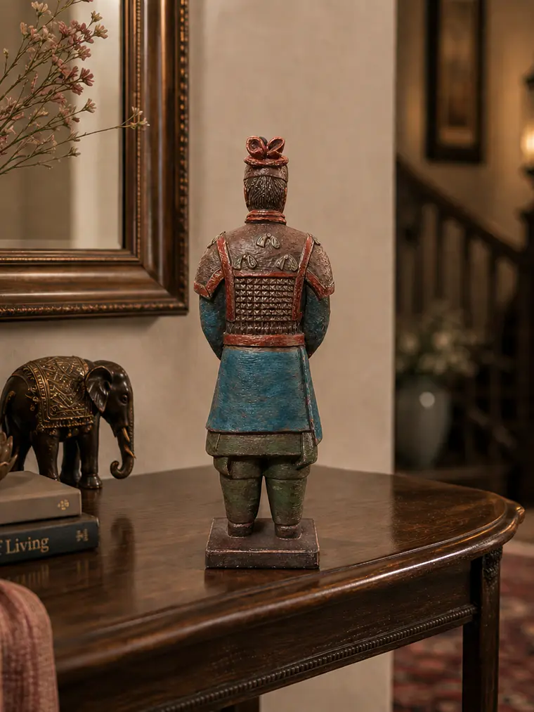 Soldado de Terracota General 15 cm – Policromía Envejecida 3