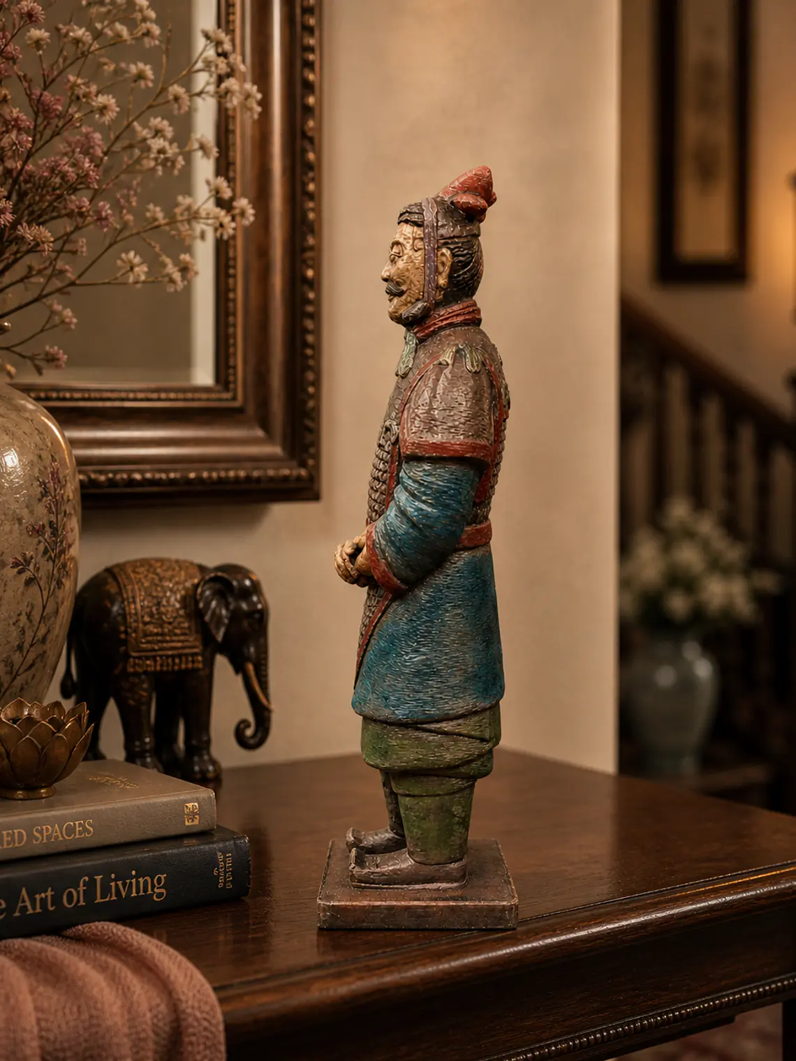 Soldado de Terracota General 15 cm – Policromía Envejecida 4