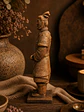 Figura Guerrero de Terracota General 15 cm – Terracota Desgastada - Miniatura 3