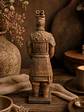 Figura Guerrero de Terracota General 15 cm – Terracota Desgastada - Miniatura 4