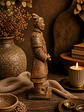 Figura Guerrero de Terracota General 15 cm – Terracota Desgastada - Miniatura 5