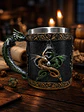 Jarra Vikinga 400cc  Dragón Nórdico - shopero Mug 12 cm - Miniatura 1