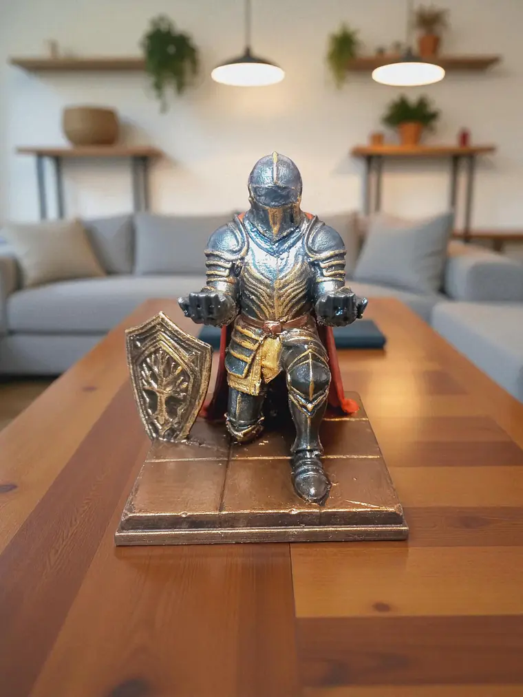 Portalápiz Caballero con Escudo 13 cm 2
