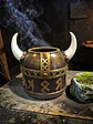 Portalápiz Casco Vikingo con Runas 13 cm - Miniatura 4