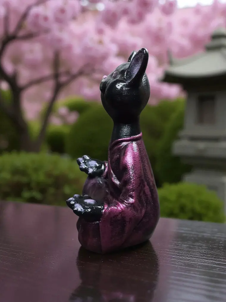 Portalápiz Gato Zen 15 cm 3