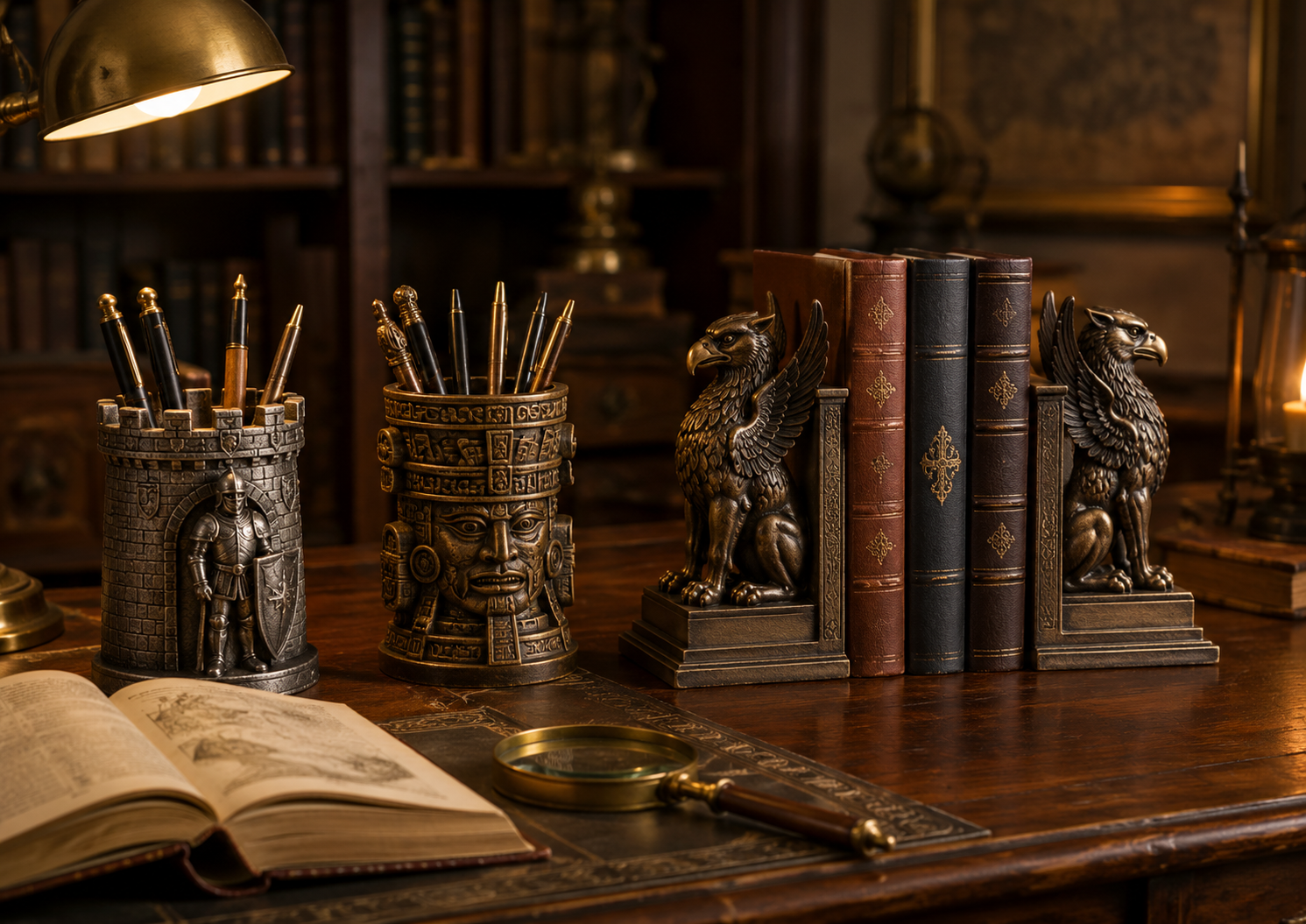 Escritorio y Biblioteca