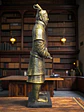 Figura Guerrero de Terracota Oficial 15 cm – Acabado Bronce Envejecido - Miniatura 4