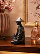 Figura Samurái Ronin en Meditación 13 cm – Acabado Policromía - Miniatura 4