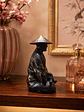 Figura Samurái Ronin en Meditación 13 cm – Acabado Policromía - Miniatura 5