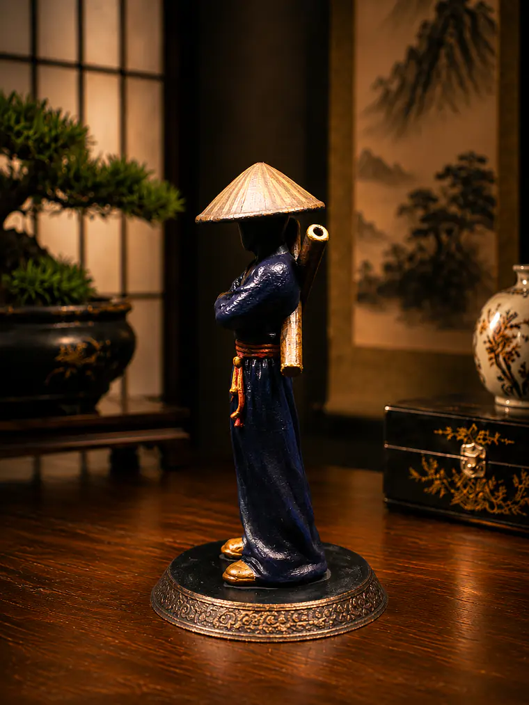 Figura Samurái Ronin de Pie 16 cm – Acabado Policromía 4