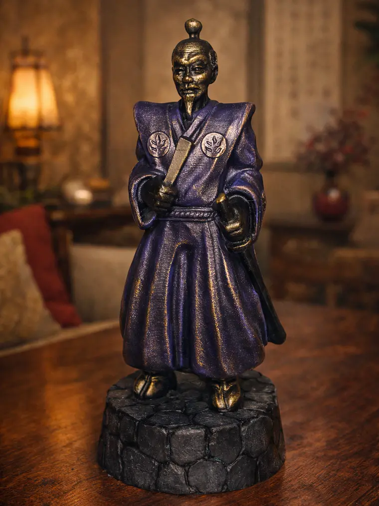 Figura Shōgun Japonés 15 cm – Señor Samurái del Japón Feudal 4