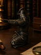 Portalápices Samurái Arrodillado 13 cm – Bronce Envejecido - Miniatura 4