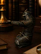 Portalápices Samurái Arrodillado 13 cm – Bronce Envejecido - Miniatura 5