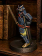 Figura Samurái Guerrero 15 cm – Armadura Azul y Dorada - Miniatura 3