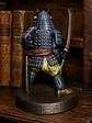 Figura Samurái Guerrero 15 cm – Armadura Azul y Dorada - Miniatura 4