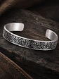 Brazalete Vikingo Jormungandr en Acero Inoxidable – Entrelazado Nórdico - Miniatura 1