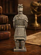 Figura Guerrero de Terracota General 15 cm – Acabado Piedra Antigua - Miniatura 5