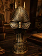 Busto Decorativo de Anubis 15 cm Bronce Envejecido - Miniatura 2