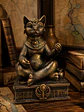 Figura Diosa Bastet 13 cm – Bronce Envejecido - Miniatura 2