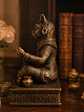 Figura Diosa Bastet 13 cm – Bronce Envejecido - Miniatura 3