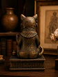 Figura Diosa Bastet 13 cm – Bronce Envejecido - Miniatura 4