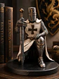 Figura Caballero Templario 15 cm – Guardián de la Cruz - Miniatura 1
