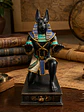 Portalápiz Anubis 17 cm – Guardián Egipcio Policromado - Miniatura 1