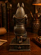 Portalápiz Anubis 17 cm – Guardián Egipcio Bronce Envejecido - Miniatura 5