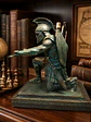 Portalápiz Guerrero de Ítaca – Veterano de Troya 16 cm | Bronce Antiguo con Efecto Óxido - Miniatura 3