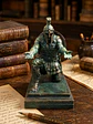 Portalápiz Guerrero de Ítaca – Veterano de Troya 16 cm | Bronce Antiguo con Efecto Óxido - Miniatura 1