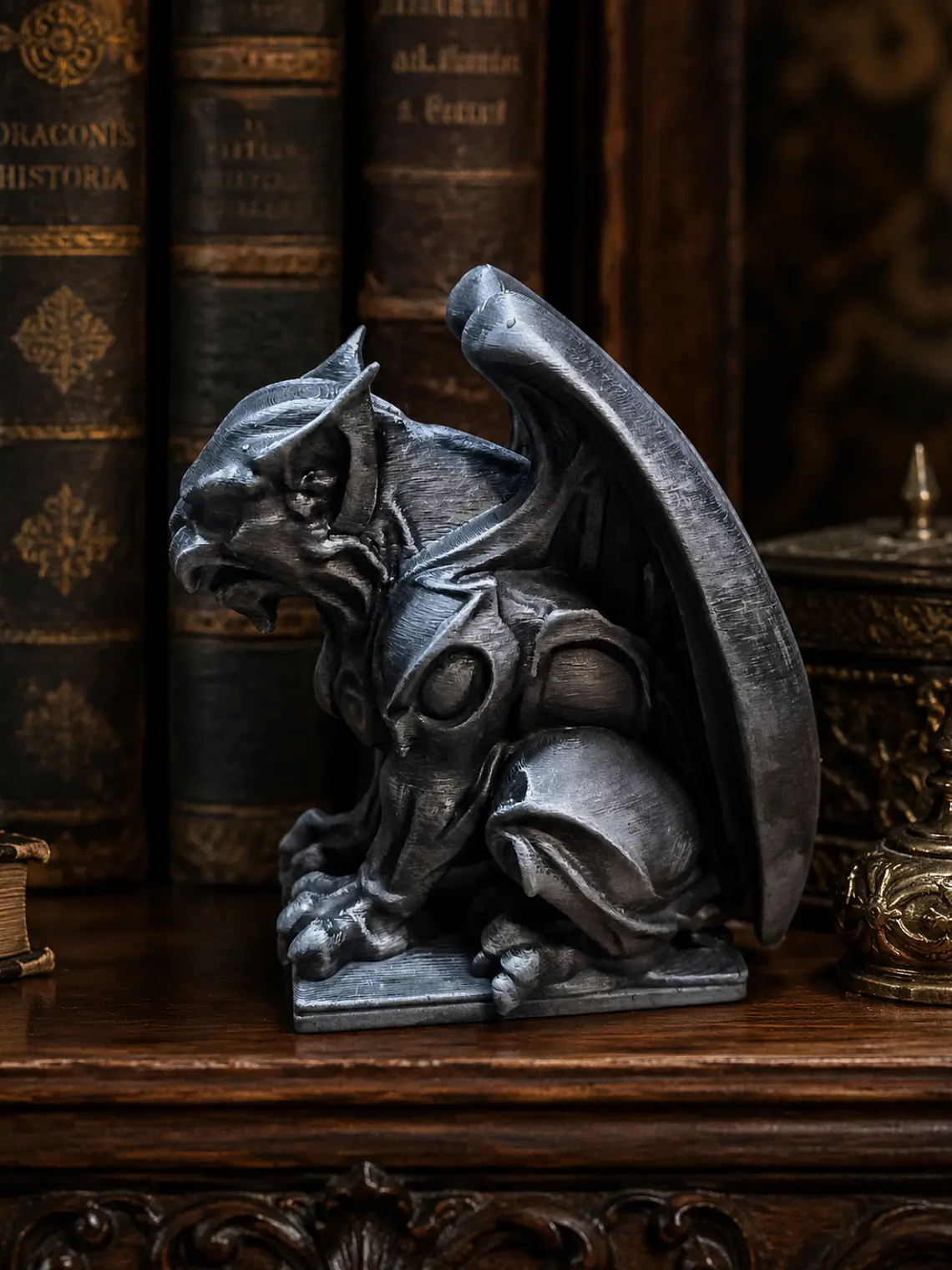 Figura Gárgola Centinela – Guardián Gótico 10 cm 3